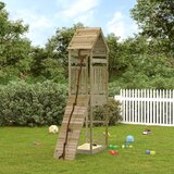 The Living Store Igralo s plezalno steno impregnirana trdna borovina - Igralna Hišica, (21427049) | Shoptok.si