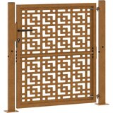  Vrtna vrata 100x100 cm Otporna na vremenske uvjete Čelična Križni Dizajn | shoptok.hr