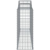  Lučne gabionske košare 11kom 300x50x120/140cm pocinčano željezo | shoptok.hr
