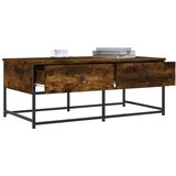  Stolić za kavu boja hrasta 100 x 51 x 40 cm konstruirano drvo | shoptok.hr