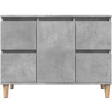 vidaXL 3-dijelni set kupaonskog namještaja siva boja betona drveni | shoptok.hr