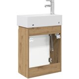  Jedinstveni ormar za kupaonicu s umivaonikom Hrast artisan | shoptok.hr