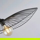 XXXL VISEČA SVETILKA Wave Wire 71/120/53 cm 60 W E27 | Shoptok.si