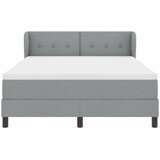 Krevet s opruga kutije Svjetlosiva 140 x 200 cm tkanina | Eponuda.com