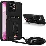 Cadorabo Verižica za mobilni telefon s funkcijo stojala, združljiva z Xiaomi Mi 11 LITE (4G/5G)/11 LITE NE v črna barvi - silikonski zaščitni pokrov z nastavlj, (20860029) | Shoptok.si