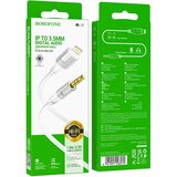 Borofone KABEL BL19 CREATOR – PRIKLJUČEK 3,5 MM ZA LIGHTNING – 1 M BEL | Shoptok.si