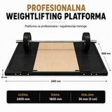  Platforma za olimpijsko dizanje tegova 240 x 180 cm Cene