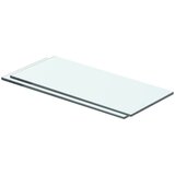 vidaXL Police 2 kosa steklo prosojno 40x12 cm Cene