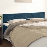  Uzglavlja tamnoplava 180x5x78/88 cm baršunasta | shoptok.hr