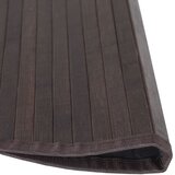  Okrugli tepih tamnosmeđi 60 cm bambus | shoptok.hr