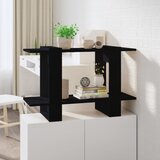 vidaXL Ormarić za knjige / sobna pregrada crni 80 x 30 x 51 cm Cijene