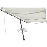 vidaXL Prostostoječa ročno zložljiva tenda 600x350 cm krem Cene