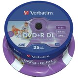 Verbatim DVD+R Disk 8,5 GB, 8x,dual layer Disk "Double Layer",25 kom | shoptok.hr