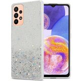Cadorabo Ohišje, združljivo z Samsung Galaxy A23 4G / 5G in prozorna z bleščicami - Zaščitni ovitek iz prožnega silikona TPU s svetlečimi bleščicami, (20859935) | Shoptok.si