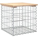  Klupa s gabionskim dizajnom 43x44x42 cm masivna borovina | shoptok.hr