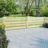  Vrtna vrata 2 kom od impregnirane borovine 150 x 75 cm zelena | shoptok.hr