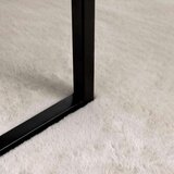  Faux Rabbit Fur Rug Olite Bež 80 x 120 cm Poliester | shoptok.hr