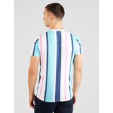 Hollister Majica modra / roza / črna / bela | Shoptok.si