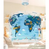 Dalber 40672 - Dečiji luster WORLD 1xE27/15W/230V plavi | Eponuda.com