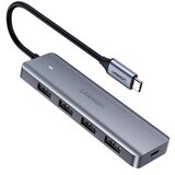 Ugreen CM219 4-Port USB 3.0 HUB USB-C slim | ePonuda.com