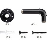 BEJOY 4x industrijski nosilec za polico 15×8 cm | Shoptok.si