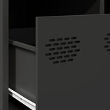 TV ormarić crni 68x50x43,5 cm hladno valjani čelik | shoptok.hr