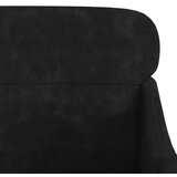 vidaXL Fotelja crna 63 x 76 x 80 cm baršunasta | shoptok.hr