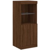  Komoda s LED svjetlima boja smeđeg hrasta 41x37x100 cm | shoptok.hr