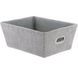 Tendance KOŠARICA 20,5X26X10,5 CM SAMT, SIVA | shoptok.hr