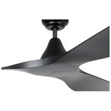 Eglo 35109 - Plafonski ventilator PORTSEA prečnika 132 cm u crnoj boji + daljinski upravljač | Eponuda.com
