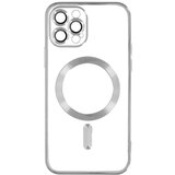  Silikonska futrola magsafe iphone 12 pro max silver Cene