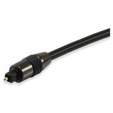 Equip Optični kabel 147921, pozlačen konektor, moški/moški, 1,8 m, črn | Shoptok.si