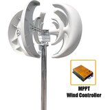 SMARAAD Generator vetrne turbine, 3000W moč, več možnosti napetosti, trpežni steklena vlakna lopatice, z MPPT krmilnikom, 3000W, 24V, (5000163968) | Shoptok.si