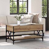 vidaXL Klubska miza Umetni hrast 100 x 50 x 50 cm Konstruiran les Cene