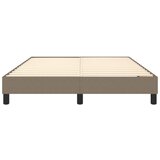  Okvir za krevet s oprugom smeđesivi 140 x 190 cm od tkanine | shoptok.hr