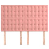  Uzglavlja 4 kom ružičasti 72 x 5 x 78/88 cm baršunasti | shoptok.hr