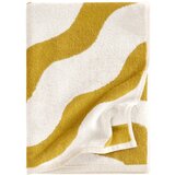 Jotex Rumena/kremno bela bombažna brisača 50x70 cm Waves – Cene