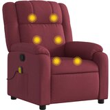 Maison Chic Masažni stol - Relax naslanjač vinsko rdeče blago, (22134457) | Shoptok.si