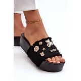 Boto Women's Platform Sandals with Buckles Black | ePonuda.com