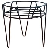  Dekoracija za vrt STALAK ZA CVIJEĆE CRNI 22.5x22.5cm | shoptok.hr