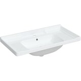 Maison Chic Kopalniški Umivalnik - Kopalna umivalnik - Lavabo bel 91,5x48x23 cm pravokoten keramičen, (21684570) Cene