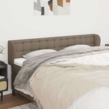 Uzglavlje s ušima smeđesivo 203x23x78/88 cm od tkanine | shoptok.hr