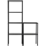 Bloomingville Crni metalni regal 59x90x38 cm Loups – | shoptok.hr