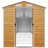  Vrtno spremište svjetlosmeđe 191 x 895 x 198 cm pocinčani čelik | shoptok.hr