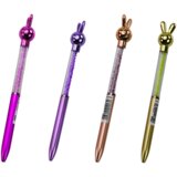  Kuliček s zajčjimi diamanti modri refill 0.7mm mešanica | Shoptok.si