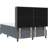  s opruga kutije Tamno siva 140 x 190 cm Baršun | shoptok.hr