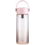 Vialli Design Rožnata steklena steklenica za vodo 350 ml Fuori – | Shoptok.si