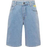 HOMEBOY Traperice 'x-tra BAGGY Denim SHORTS' plavi traper