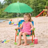 Kinder Home TOFFY sklopiva dječja stolica s kišobranom za plažu, vrt i kampiranje | shoptok.hr