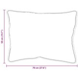  Jastuk s jastukom 2 pcs Bijelo 71 x 51 x 20 cm Poliester | shoptok.hr